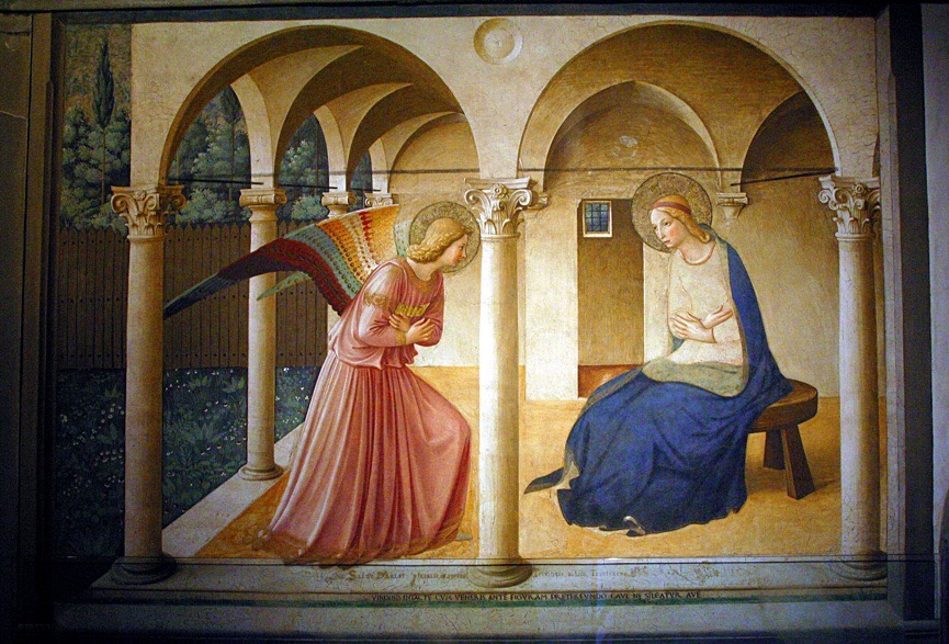L'Annonciation. Fra Angelico